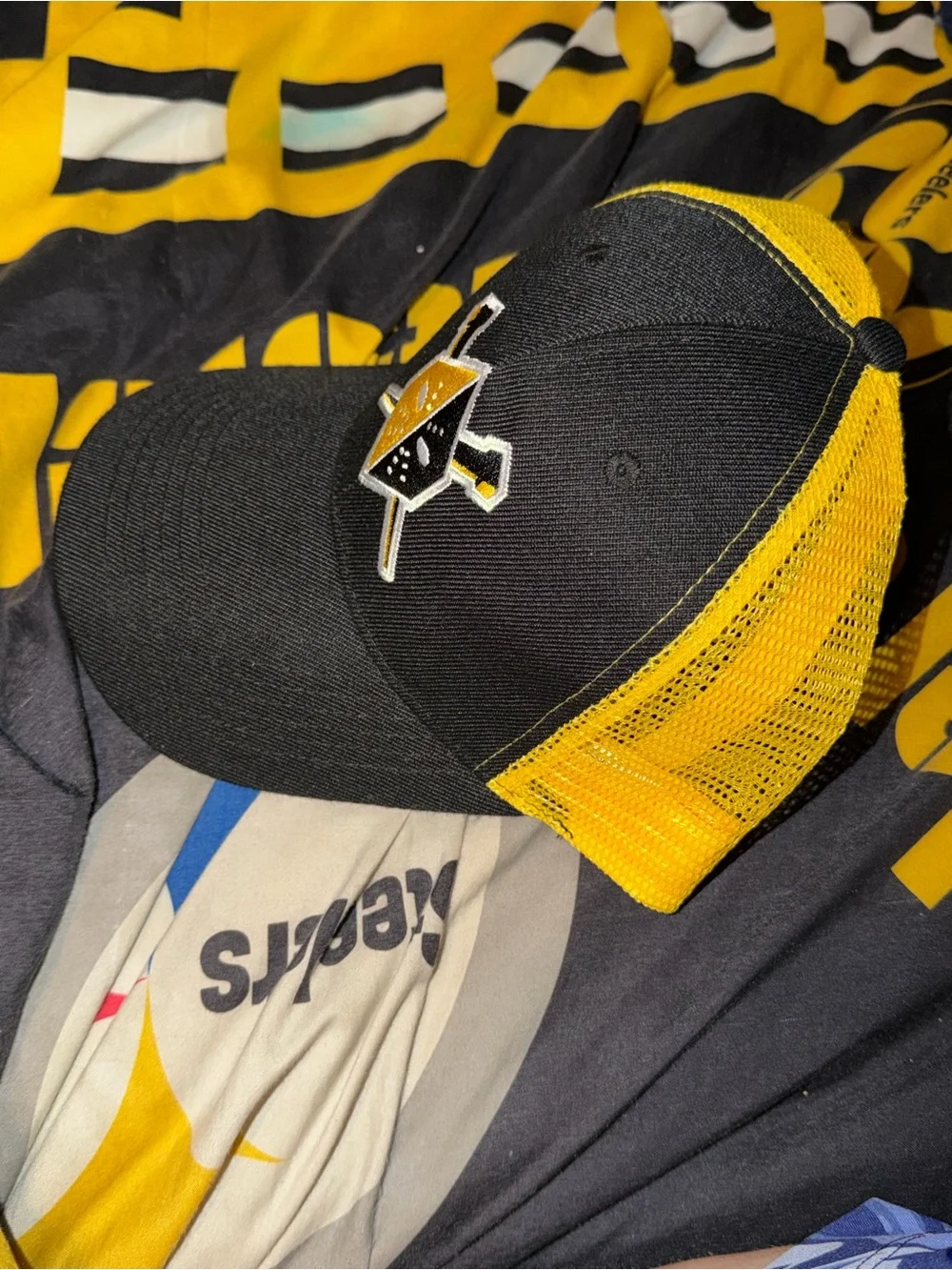 Apc Echl Hockey Wheeling Nailers Hat Cap Brand New Adjustable SnapBack China MDE